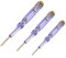 Electric Tester Pen SENRISE 100-500v Mains Tester Voltage Circuit Test Pen Electrical Screwdriver Electroprobe 127mm 145mm 185mm (Pack of 3)