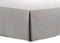 Adam Home Pleated Base Valance Sheet (Small-Double, Silver) - Durable Polycotton Bed Skirt - Luxuary 5 Box Pleated Bedskirt with 15 inch Drop, Washable Dust Ruffle Hotel Quality & Abrasion Resistant