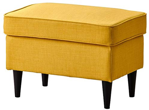 STRANDMON Fußhocker Gillhov multicolor, 60x40x44 cm, langlebig und pflegeleicht Fußhocker aus Stoff Fußhocker und Sitzhocker. Sofas & Sessel Möbel Umweltfreundlich. 60x40x44 cm Skiftebo Gelb