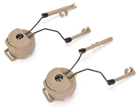 DaMohony Helm-Schienen-Adapter für Helm-Headset-Halterung, ARC-Schienen-Adapter-Befestigungs-Set für Peltor Comtac