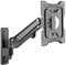 RICOO TV Wandhalterung Fernseher Halterung Gasfeder Schwenkarm für 23-43 Zoll Fernsehhalterung für Wand S4322 Höhenverstellbar Schwenkbar Neigbar Flach Curved Fernseh-Arm bis 23-Kg & VESA 100 & 200
