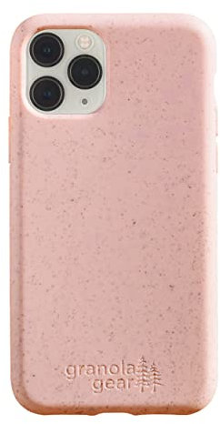 Granola Gear - Umweltfreundliche Handyhülle für iPhone 11 Pro – biologisch abbaubar, kompostierbar, plastikfrei, aus Pflanzen – Pink Sands