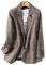 HUANLE Blazer vintage pour femmes à simple boutonnage pour le bureau Blazer à carreaux à manches longues Veste à carreaux pour femmes Blazers pour femmes 2022-tartan, XXL