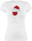 Shirt Damen - Weinglas mit Weihnachtsmütze I Weihnachtsmotiv Wein I Geschenk Weinliebhaber Weihnachten - M - Weiß - weihnachtsshirt weihnachtsthirt Christmas Xmas Tshirt Weihnachts-t-Shirt