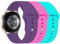 LEIXIUER 3 Piezas Silicone Correa Compatible con Samsung Galaxy Watch 7 6 5 4 Correa 40mm 44mm/Galaxy Watch 6 4 Classic 43mm 47mm 42mm 46mm/Galaxy Watch 5 Pro 45mm/Active 2 40mm 44mm Correas