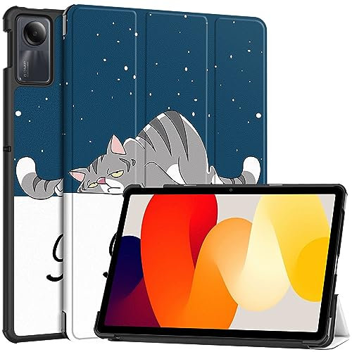 zZjoOoj Xiaomi Redmi Pad SE (2023) 11'' Cover,con Funda Ligera Superfina con Función de Despertador/Sueño Automático(Buenas Noches)