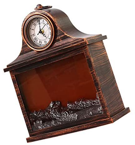 Garneck Retro-kaminlampe Aus Vintage-kamindekoration Dekorative Kaminlampe Für Wohnzimmer Und Feiertage