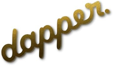 Autoaufkleber - Dapper Sticker Decal Tuning Fahrzeug Zubehör Schmuckstück (gold matt)