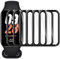 Bigqin 6 Pezzi Pellicola Protettiva Compatibile con Xiaomi Band 8 Active/Redmi Band 2,3D Vetro Temperato Protezione Schermo,Anti-Graffi Pellicola-Trasperente