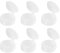 Sourcing Map 200pcs 3mm Plastic Hinged Screw Cover Caps, Fold Snap Covers for Covering Head (White)