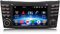 Erisin 7 pulgadas 8 núcleos 4GB+64GB Android 14 Radio Coche Bluetooth GPS Navegador para Mercedes Clase E/CLS W211 W219 Soporte CarPlay Android Auto DSP WiFi DAB+ FM OBD2 Stereo Pantalla Táctil Canbus