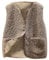 Vinuwu Gilet da donna senza maniche, in pile, da donna, tinta unita, con scollo a V, con bottoni, orsacchiotto, gilet da donna in pelliccia, cachi, L