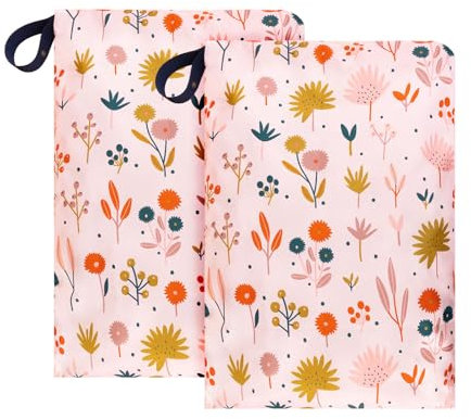 Dizdvizd Wäschesack, 2 Stück Wäschebeutel Reise mit Reißverschluss, Faltbare Schmutzwäschebeutel, wasserdichte Schmutzwäsche Aufbewahrung für Reisen, Camping, Startseite, Wohnmobil, 60cmx45cm