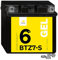 Denagi 50616 GEL BTZ7-S Motorradbatterie 12V 6Ah, Ersetzt YTZ7-S, wartungsfrei versiegelt vorgeladen