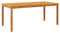 HUAKEHOM Akazienholz Massiv Gartentisch Rustikal Witterungsbeständig Esstisch Holztisch Terrassentisch Tisch Gartenmöbel Balkontisch 180x90x75 cm Massivholz Akazie