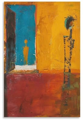 GQPYSDF Von Mark Rothko inspiriertes Leinwand-Poster, Schlafzimmerdekoration, Landschaft, Büro, Raumdekoration, Geschenk, 40 x 60 cm