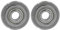 Foglia di Taglieri di Piastrelle, Ad Alta Resistenza all'usura Dipinti di Taglio delle Piastrelle Portatili 22 X 6 X 6 Mm Carburo di Tungsteno per Piastrelle Lucide (1 set) (2 confezioni)