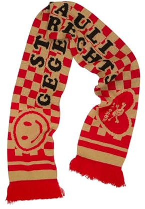 FC St. Pauli Schal Gegen Rechts karo - Fanschal