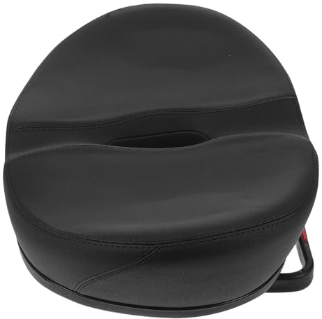 Fahrradsattel mit Hohlausschnitt für Rennrad und Bike, Schwarz | Pu Schaum, Leichtes Design und Stabile Form, für Langstreckenfahrten Straße und Gelände