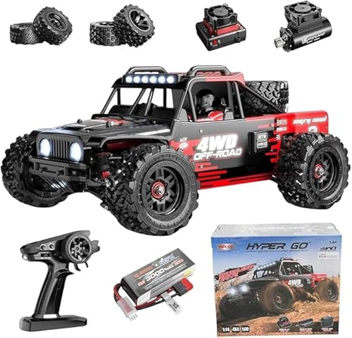 s-idee® MJX 14209 Hyper Go RC Car 1:14 Brushless Highspeed Off-Road Truck bis zu 50 km/h Hyper Go