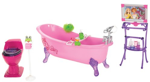 Mattel - N4900 - Barbie - Accesoire Poupée - Dream Bathtub - Mobilier de bain de rêve Barbie