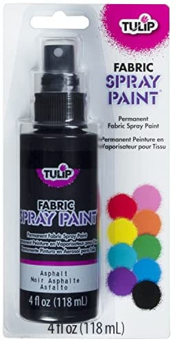 I Love To Create Tulip Fabric Spray Paint 4oz-Black, Other, Multicoloured, 6.19 x 11.27 x 20.41 cm, 26568