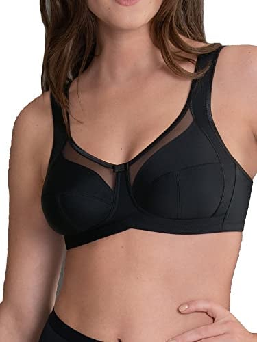 Anita Comfort Women's Comfort Relief Clara Bra Adjustable Straps, Black, 110C EU, 48C UK