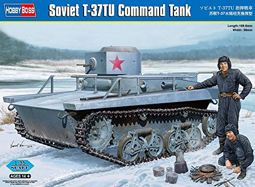 Hobby Boss 83820 Modellbausatz Soviet T-37TU Command Tank