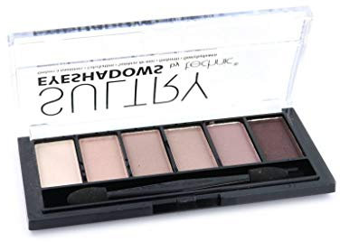 Technic, paletta ombretti Sultry bocciolo di rosa, 6 x 1,2 g, 6 pezzi