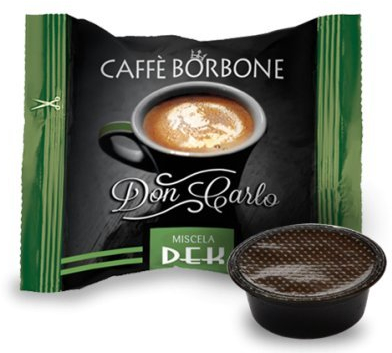 Caffè Borbone Dosettes de café compatibles A Modo Mio, mélange noir, rouge, bleu, or ou décaféiné, 50, 100, 200, 300, 400, 500 pièces 100 Miscela decaffeinato