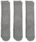 Stance Icon Herren Socken 3er-Pack,Grey Heather,L