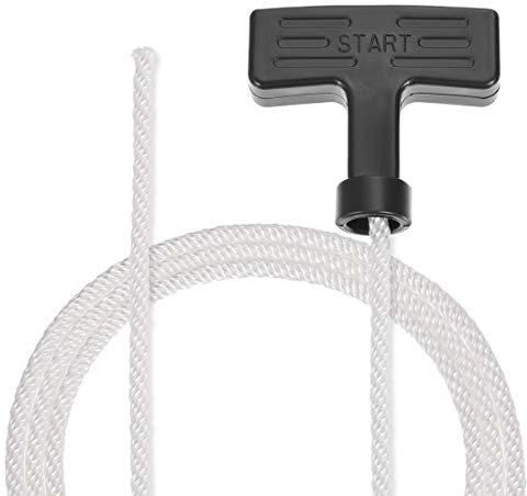 sourcing map Corde de démarrage avec poignée en Polyester pour Tondeuse à Gazon 173F 188F 190F 4mmx1.15m