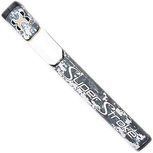 Super Stroke Unisex-Erwachsene Putter Grip Traxion Flatso Golf-Puttergriff, Digi Camo/Tan, 1.0