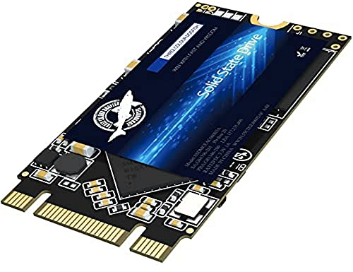 SSD M.2 2242 128GB Ngff Dogfish Unidad De Estado Sólido Incorporada Altura de Alta Velocidad Unidad de Disco Duro de Alto Rendimiento para computadora portátil de Escritorio (128GB, M.2 2242)