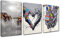 Banksy Street Art Decor Graffiti Hand Bilder halten Hände Pop Gemälde Aamd Hand of God Artwork 3 Paneele Leinwand Wand Kunst Mann Höhle Home Modern Decor Gerahmt fertig zum Aufhängen