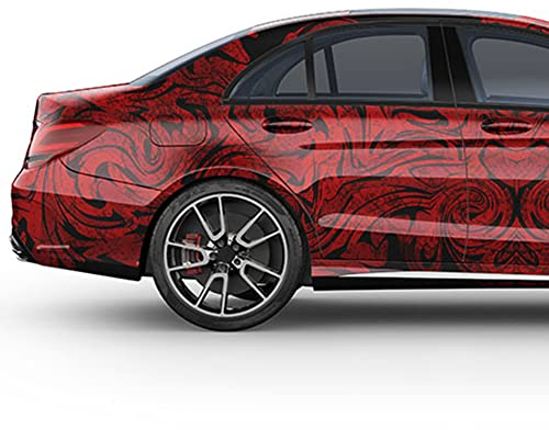Design Auto-Folie Erlkönig Abstract 3D Car-Wrapping Luftkanäle blasenfrei 100x150cm
