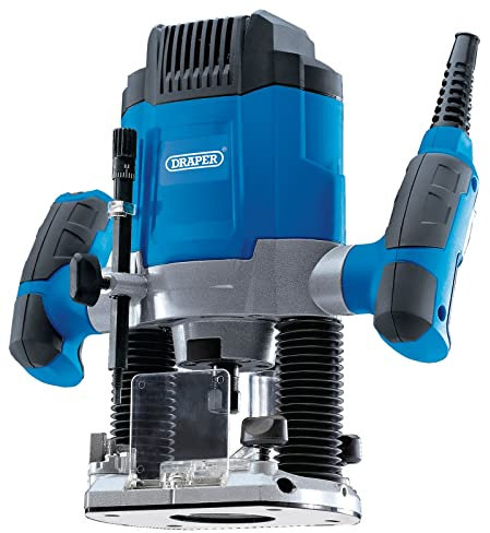 Draper 02519 230V Router, 8mm, 1,200W,Blue and Black