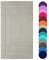 Lashuma Duschvorleger schnelltrocknend Grau - Kiesel, London 50x90 cm waschbar