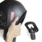 MEOLLO Support pour casque mural (100 % acier) - Fabriqué en Espagne (Mini noir)