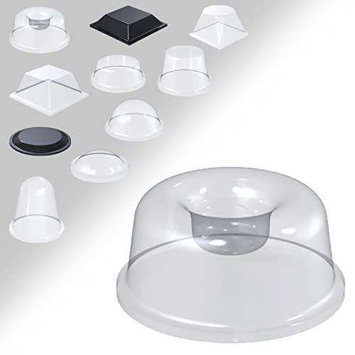 KS24 Products Gummipuffer rund Ø 22,3 mm H 10,1 mm transparent 72 Stück