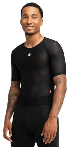 SIROKO - Kurzarm Radsport-Baselayer Ultrablack