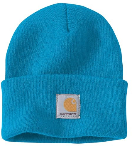 Carhartt Men's Knit Cuffed Beanie, Atomic Blue, One Size