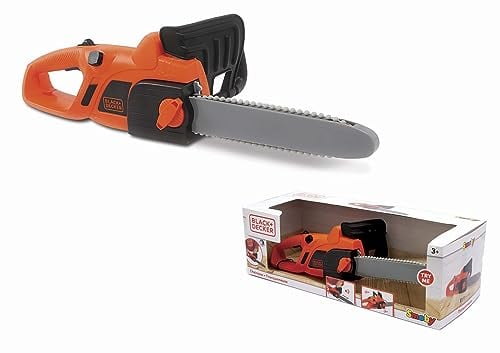 Smoby - Black+Decker - Elektronische Kettensäge - Kinderspielzeug Baumarkt - Batterien enthalten - Ab 3 Jahre