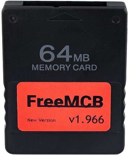 whiteeeen 64MB Free Memory Card Boot for FMCB Playstation 2 PS2, Plug and Play