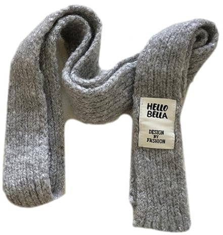 Limtula Langer Dünner Damenschal Für Den Winter Schmaler Schal Lady Maillard Styling Schal Lässig Für Reisen Einkaufen Fotografieren Schal Für Teenager Strickschal Für Damen Strickschal Wraps