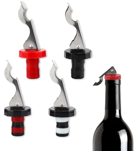 Bouchon de Vin en Silicone Bouchon De Bouteille De Boisson Avec Levier Bouchons de Bouteilles de Boissons