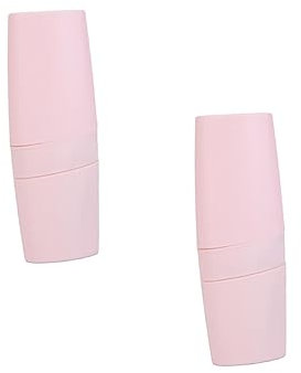 minkissy Reisebehälter Für Zahnbürsten Zahnpasta-etui 2 Stück Tragbarer Zahnbürstenhalter Box Kompakter Und Robuster Organizer
