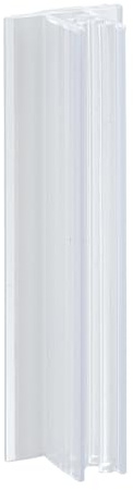 SPRINTIS Selbstklebender Kartenhalter, 100 Stück, 75 x 19 mm,transparent, vielseitige Schilderbefestigung für Büro, Messen undEvents