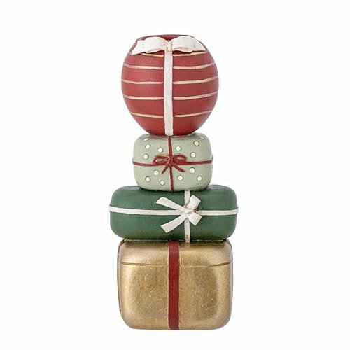 Bloomingville Wish Kerzenhalter aus Polyresin in der Farbe Rot, Größe: Ø6xH14 cm, 82062281