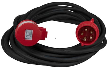NAKA CEE Verlängerungskabel Starkstromkabel Stromkabel Kabel 16A 5x2,5mm2 15m 211115